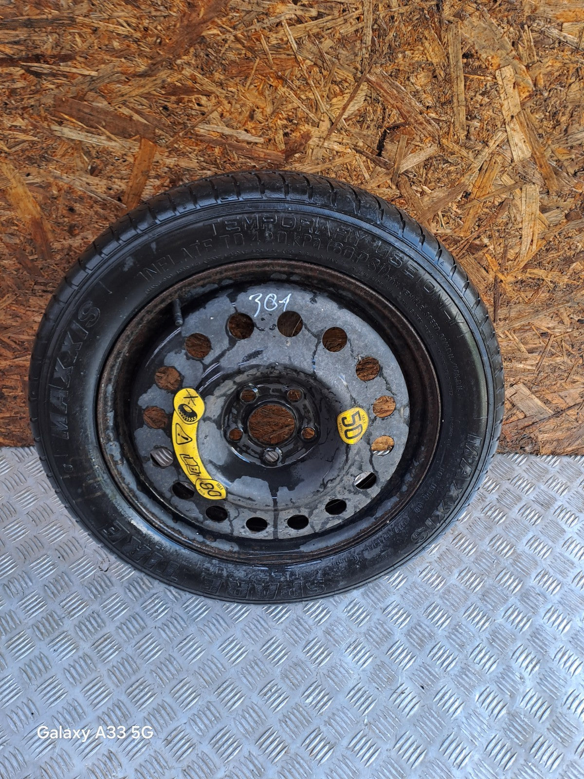 ✅2018 FORD GALAXY ZETEC SPACE SAVER SPARE WHEEL 155/70 R17 + WARRANTY A301 - Image 1