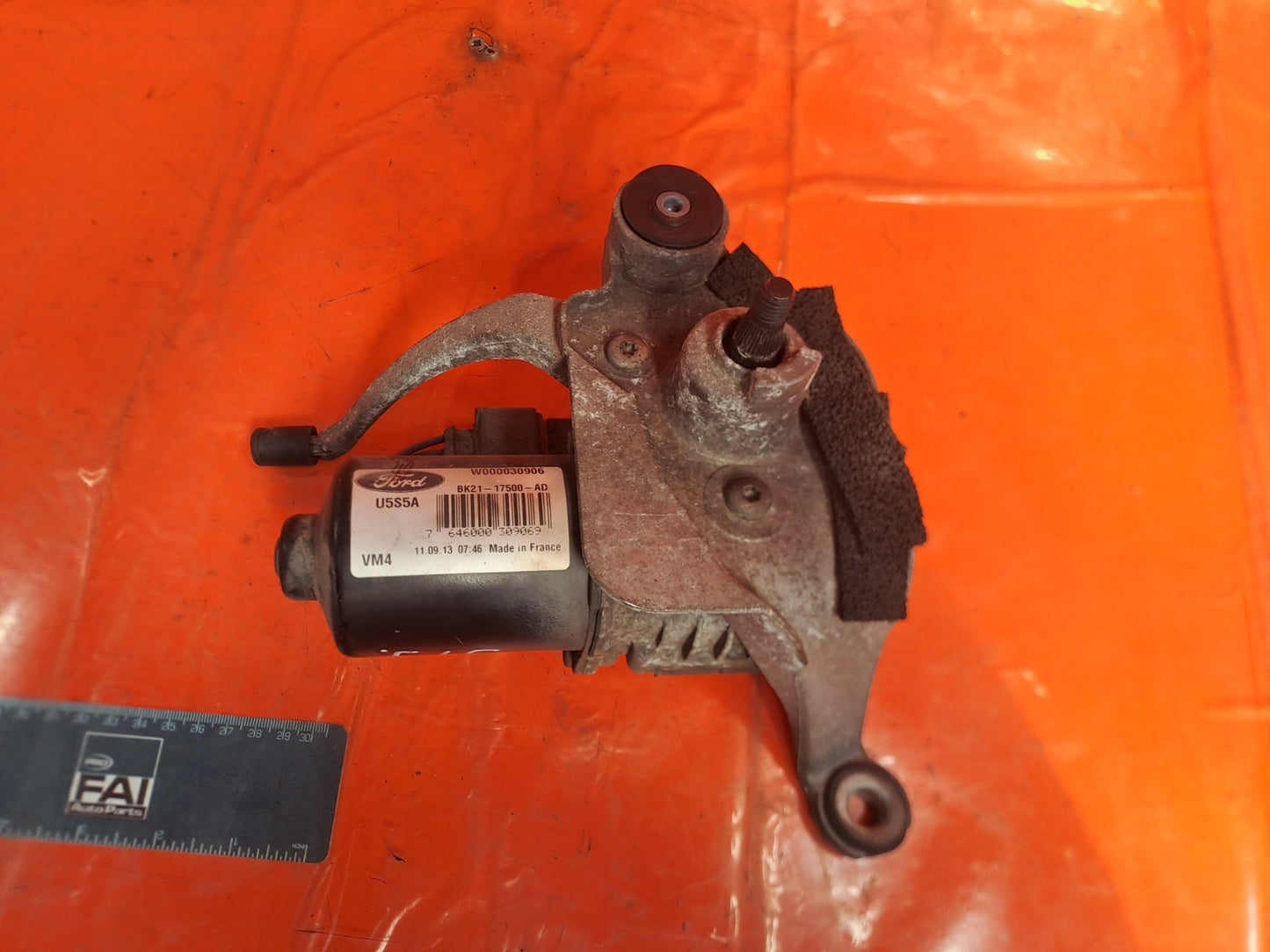 ✅2014 Ford Transit Custom Wiper Motor Front Right BK21-17500-AD A379 - Image 9