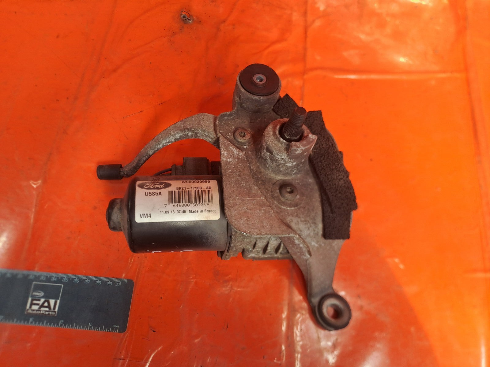 ✅2014 Ford Transit Custom Wiper Motor Front Right BK21-17500-AD A379 - Image 9