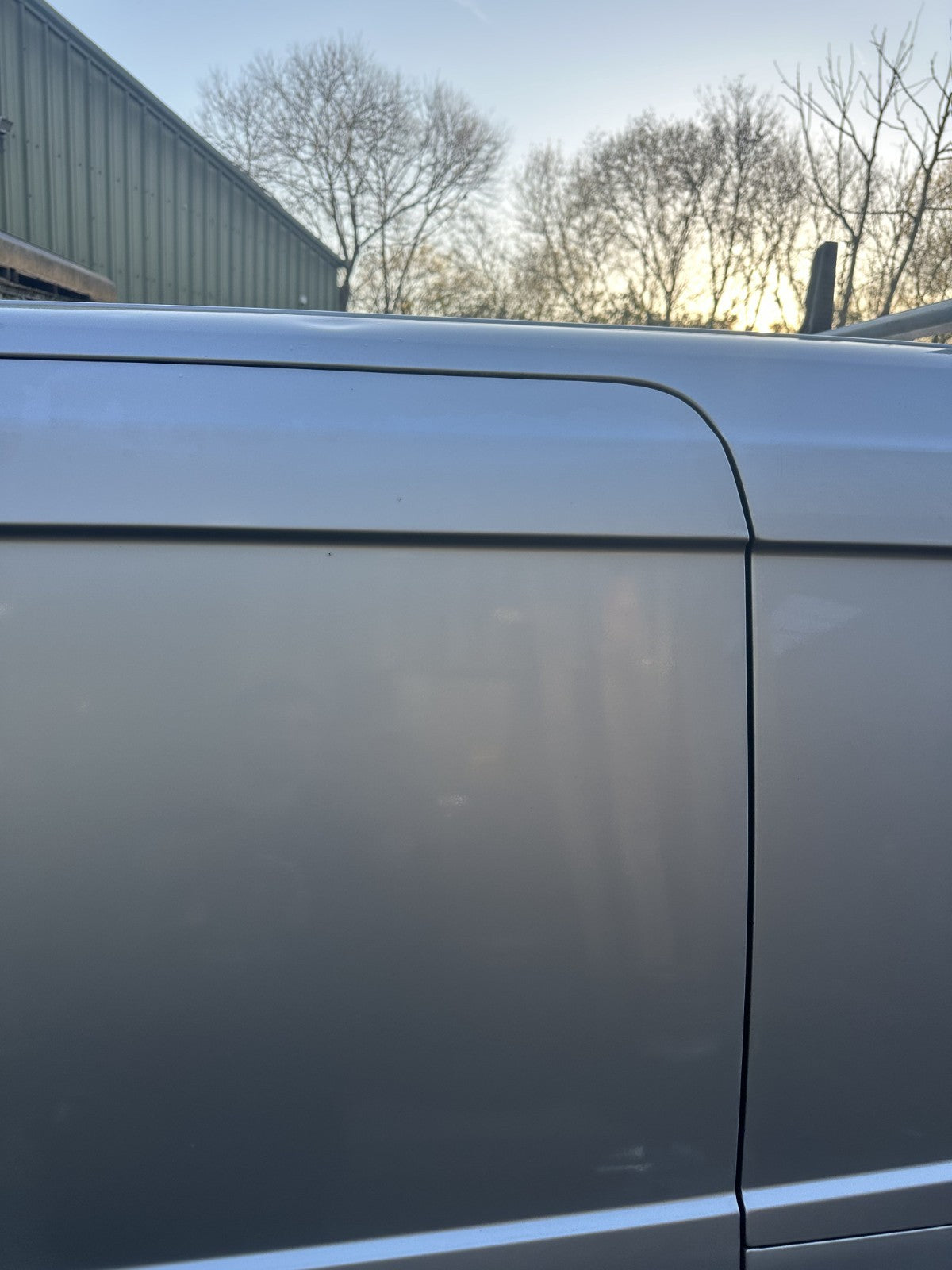 ✅2017 FORD TRANSIT CONNECT LEFT SIDE SLIDING BARE DOOR SILVER + WARRANTY A369 - Image 4
