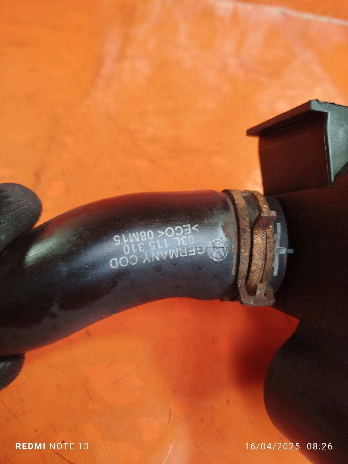 ✅Volkswagen Crafter Cr35 2017 2.0 Diesel Oil Filler Pipe Neck 03L115310 Warranty - Image 6