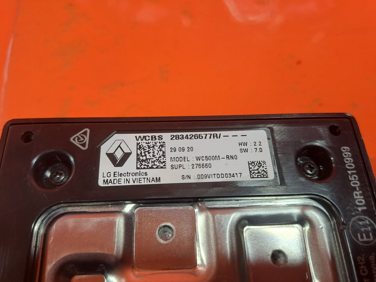 ✅2021 Renault Captur MK2 Iconic Phone Induction Charger 283426677R A385 - Image 6