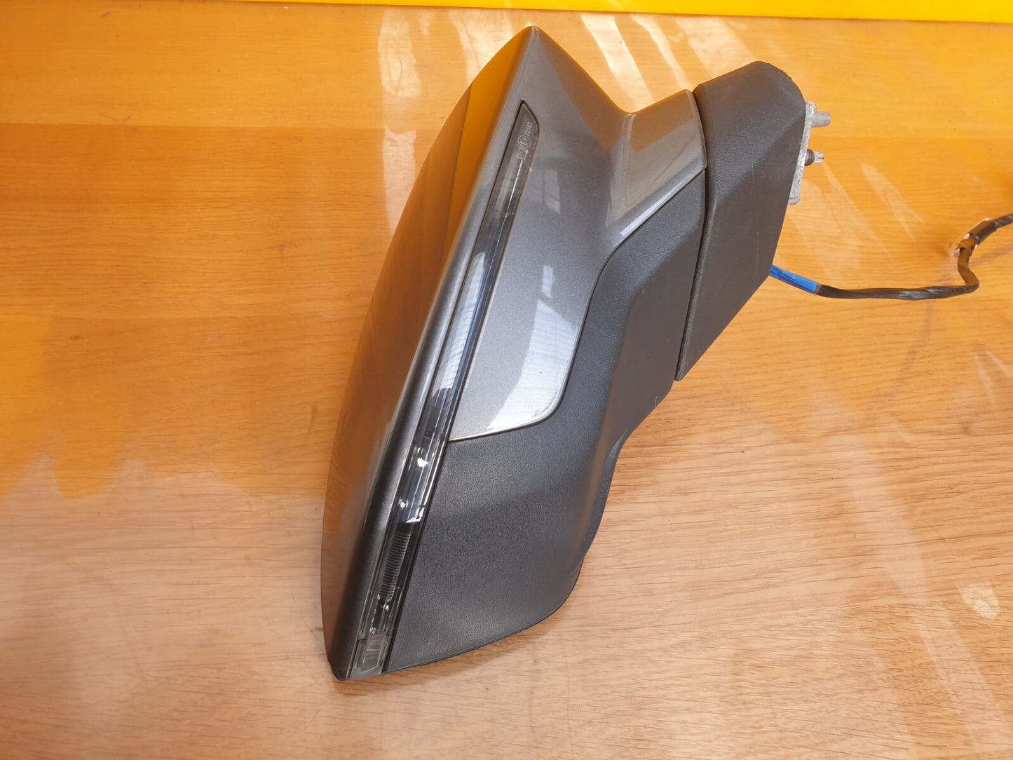 ✅2017 SEAT LEON MK3 DOOR WING MIRROR PF RIGHT SIDE GREY LX7G +WARRANTY A075 - Image 6