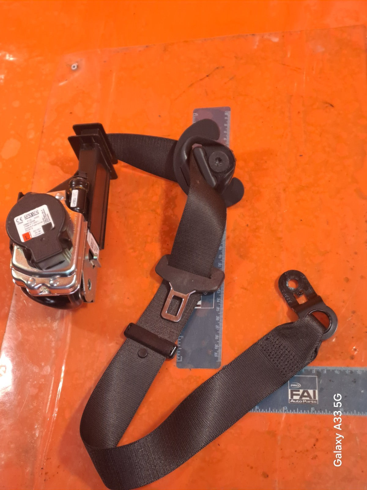 ✅BMW 330E G21 2.0 PETROL 2022 FRONT LEFT SEAT BELT 636607900B Warranty A305 - Image 3