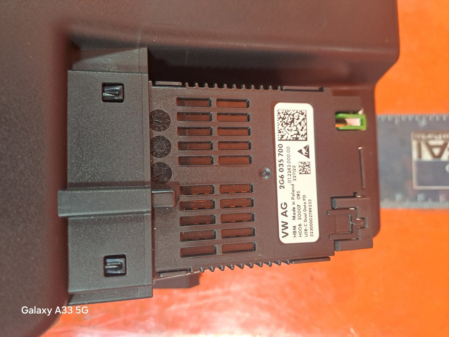 ✅2024 VW POLO LIFE USB DOUBLE PORT SOCKET UNIT 2G6035700 + WARRANTY A310 - Image 5