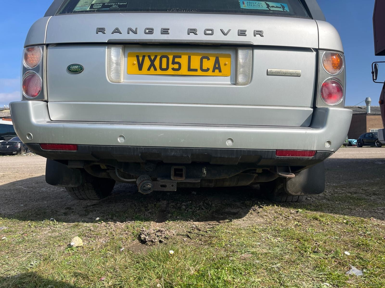 ✅2005 RANGE ROVER VOGUE L322 4.4P REAR BUMPER SILVER + WARRANTY  A274 - Image 7