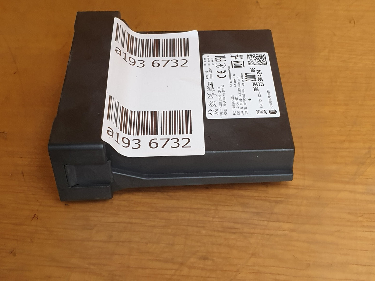 ✅PEUGEOT 2008 MK2 GT EV ELECTRIC 2020 SDCD LIGHT CONTROL MODULE UNIT ECU A193 - Image 5