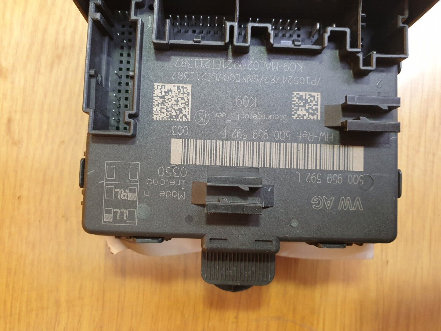 AUDI A3 S LINE 1.4 PETROL 2021 FRONT LEFT DOOR CONTROL MODULE ECU 5Q0959592L