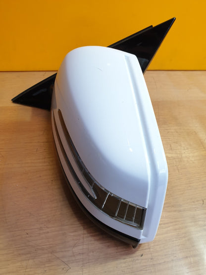 ✅2013 MERCEDES E CLASS W212 AMG SPORT 2.1D FRONT LEFT WING MIRROR PF WHITE A141 - Image 3