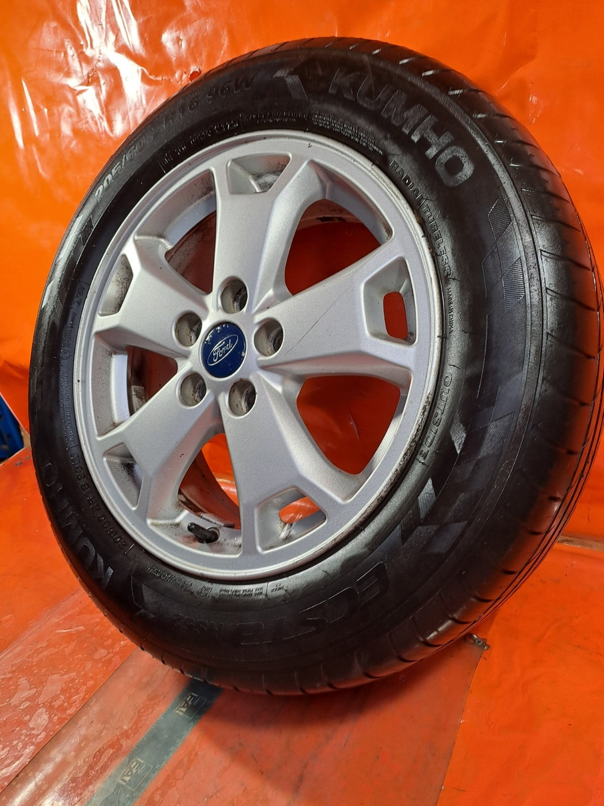 ✅2015 FORD TRANSIT CONNECT V408 ALLOY WHEEL WITH TYRE 205/60 R16 DT11-AC A355 - Image 7