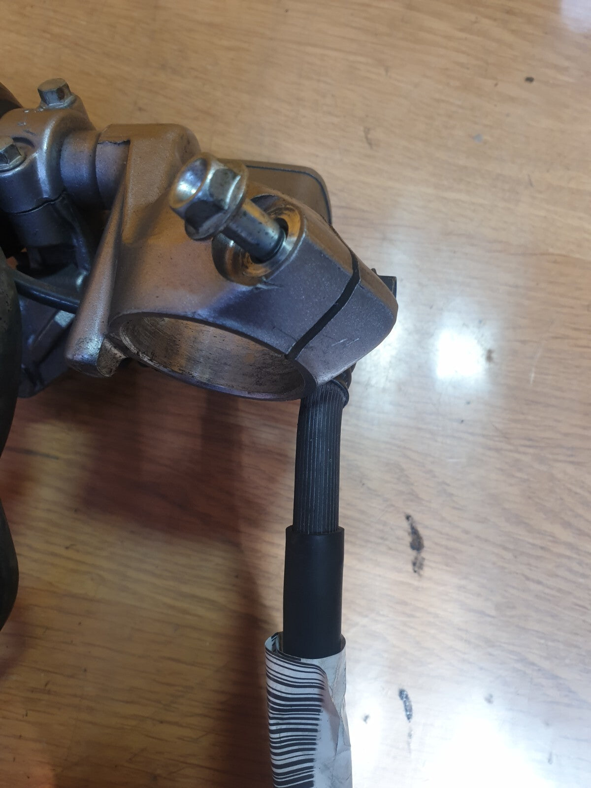 ✅1995 HONDA VFR750 PETROL LEFT HANDLE BAR HM-320B-T + WARRANTY A182 - Image 9