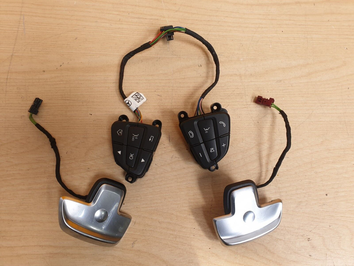 2015 MERCEDES C200 W205 2.0 PET STEERING WHEEL SWITCH & BUTTONS A0999050300 A048