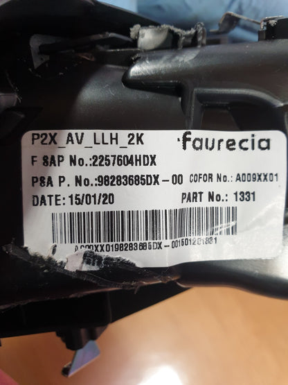✅Peugeot 208 2020 Left Dashboard Air Vent 98283685DX Warranty A197 - Image 5