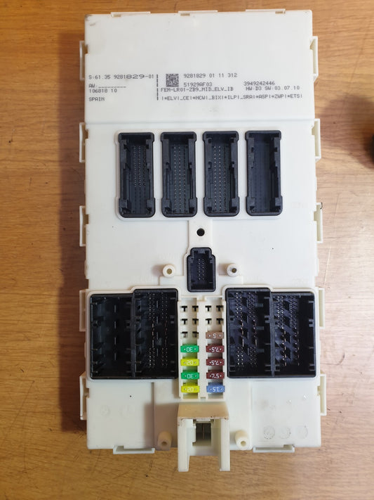 ✅2012 BMW 1 SERIES F20 1.6P BCM BODY CONTROL MODULE & KEY 9281829 +WARRANTY A159 - Image 1