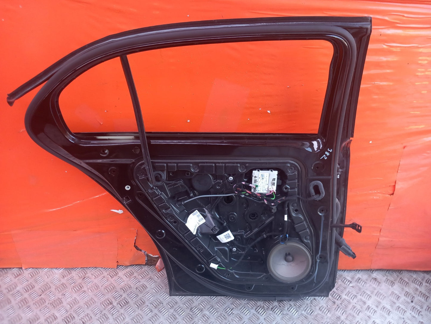 Mercedes W177 A180 Sport 1.5 Diesel 2019 Rear Left Door Bare Black Scratches - Image 9