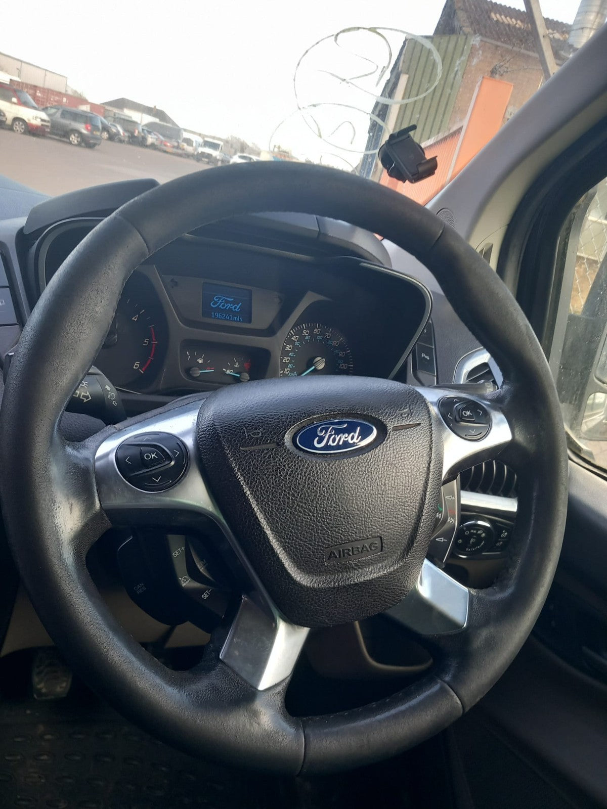 ✅2015 Ford Tourneo Custom Steering Wheel W/O Abag BK21-3600-DD + Warranty A371 - Image 1