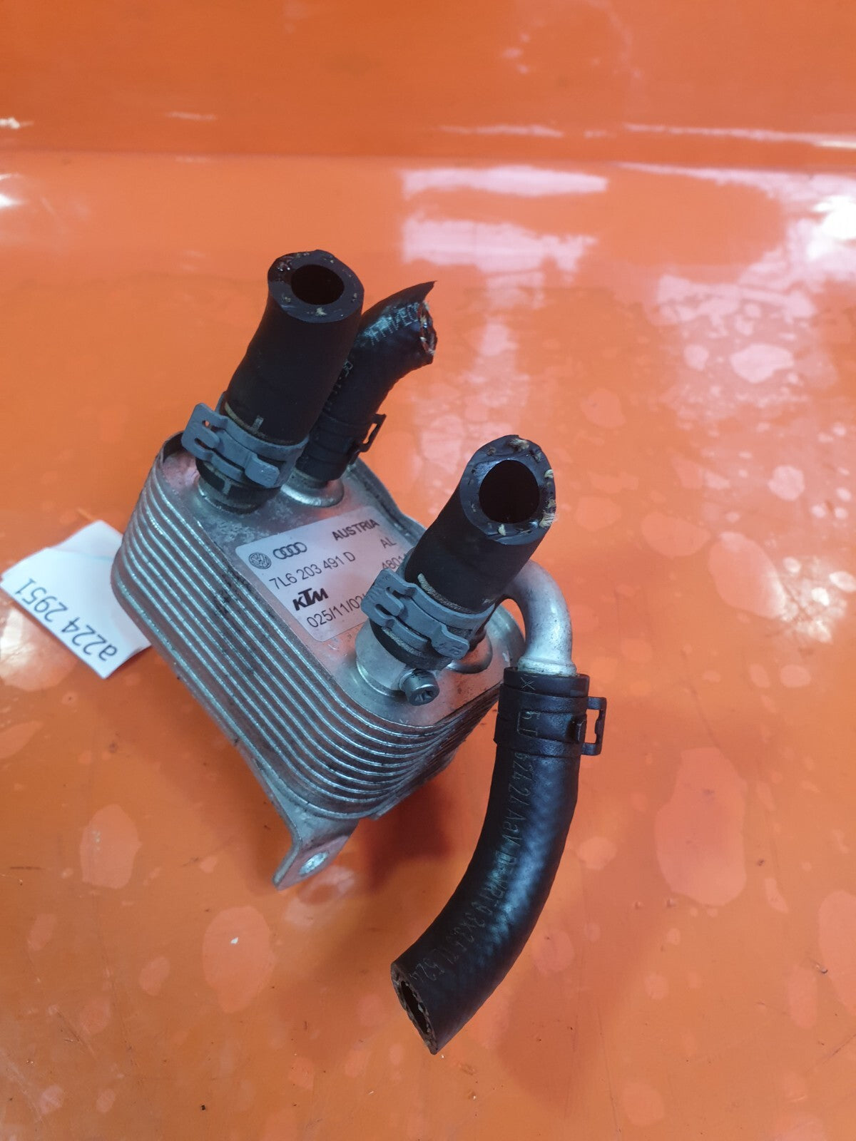 AUDI Q7 S-LINE 3.0 DIESEL 2010 OIL COOLER 7L6203491D Warranty A224 - Image 10