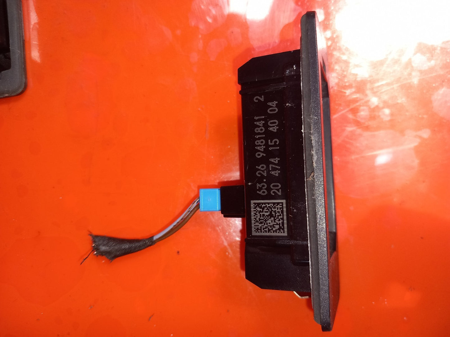 2013 BMW 3 Series F30 Xdrive M Sport Rear License Plate Number Lights 9481841 - Image 8