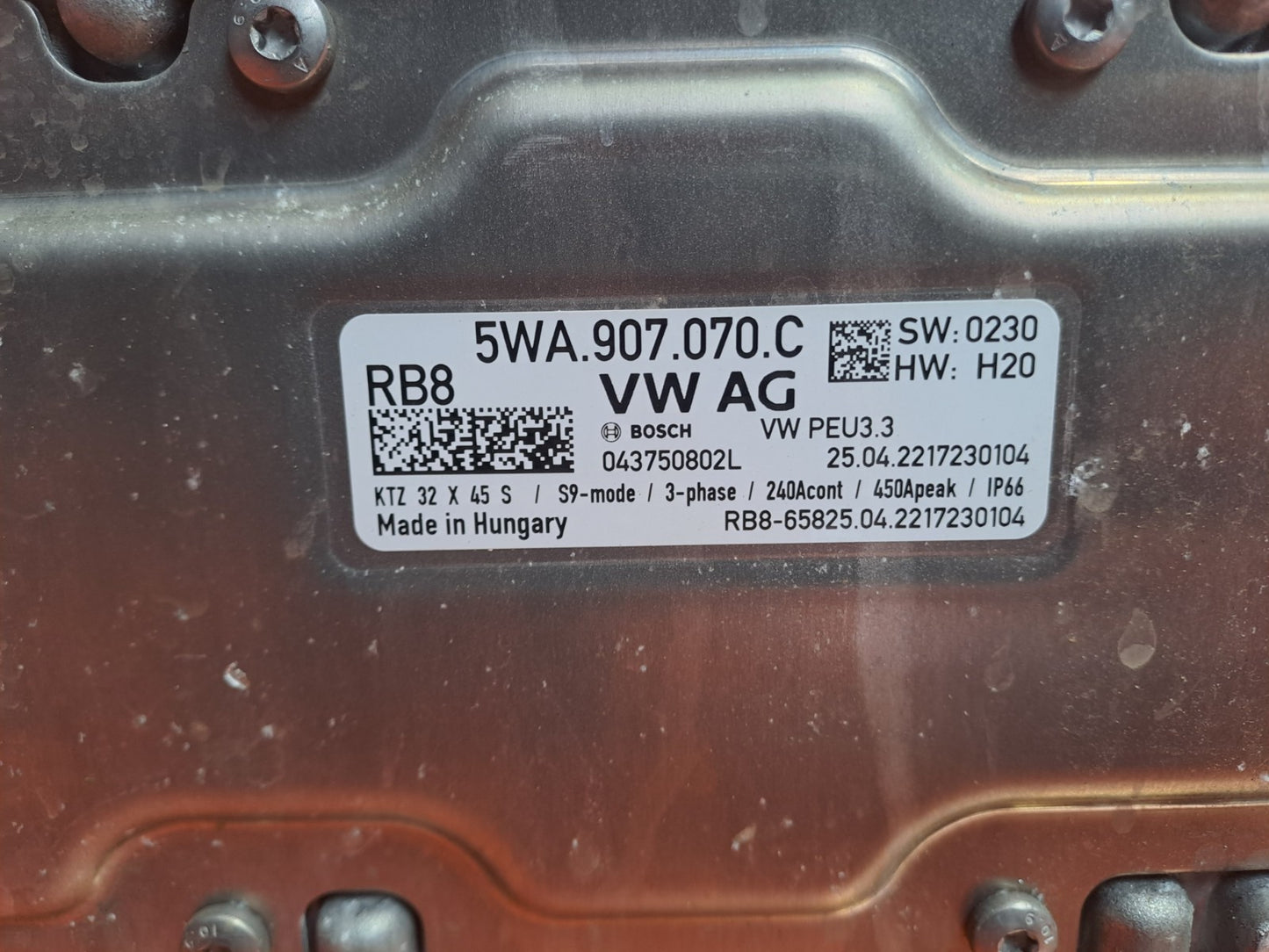 ✅2022 VW Golf GTE Voltage Converter Inverter 5WA907070C + Warranty A388 - Image 4
