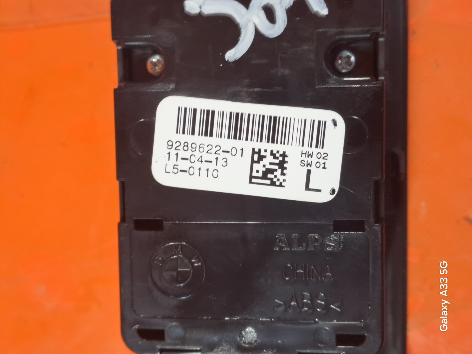 ✅MINI COUNTRYMAN ONE D MK3 1.6 DIESEL 2013 FRONT RIGHT WINDOW SWITCH 9289622 - Image 4