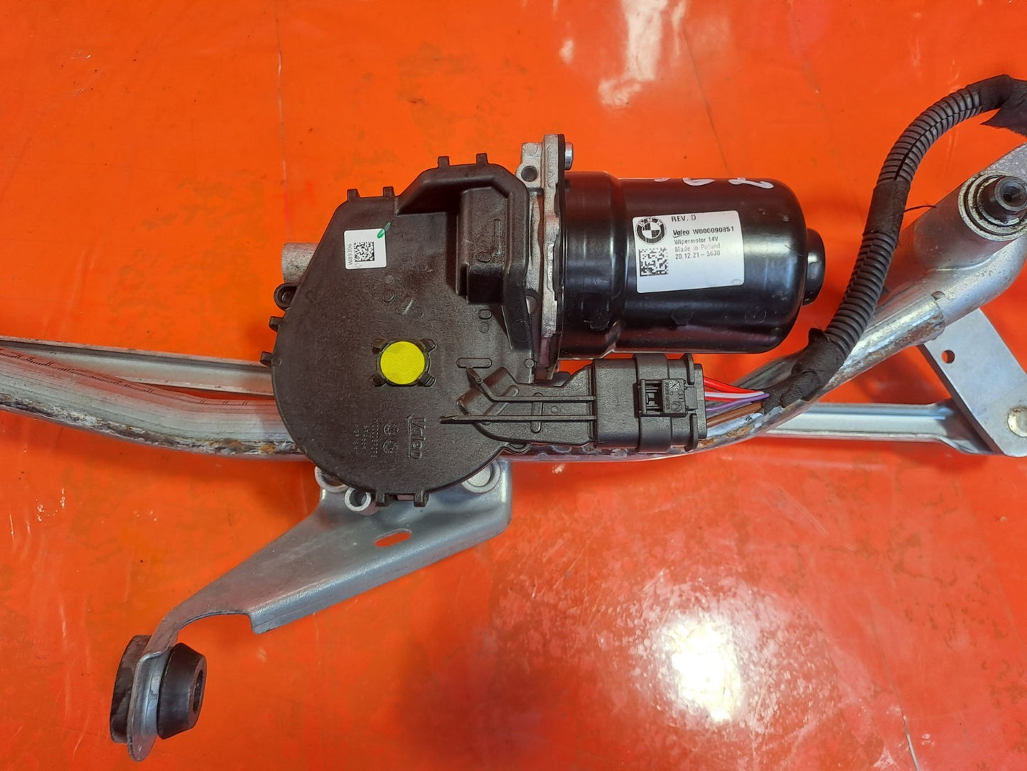 ✅2021 BMW 3 Series G20 M Sport Front Wiper Motor & Linkage 7427910 A362 - Image 4