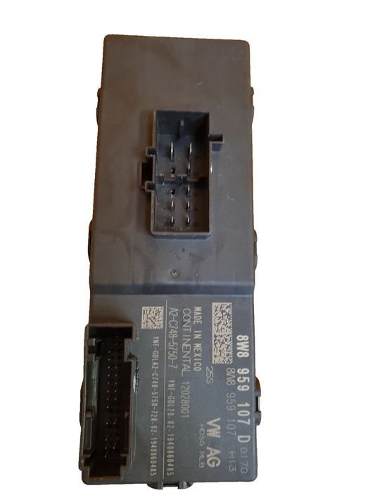 2019 Audi Q5 FY Tailgate Boot Lid Control Module 8W8959107D Warranty A168 - Image 1