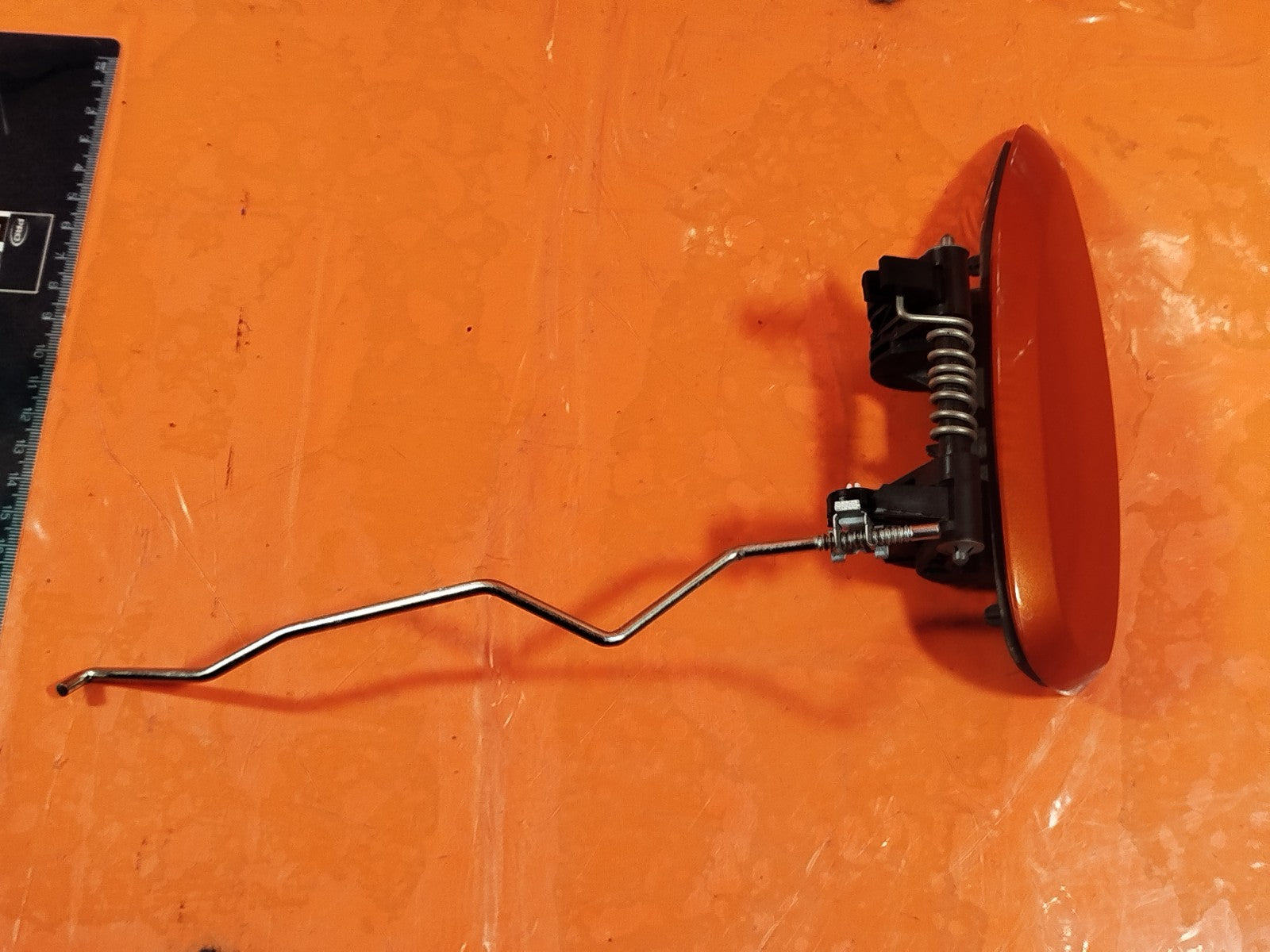✅2024 DACIA DUSTER JOURNEY FRONT RIGHT EXTERIOR DOOR HANDLE ORANGE WARRANTY A364 - Image 8