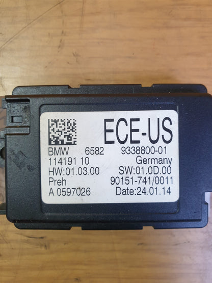 ✅2014 BMW 5 SERIES F11 4.4P TOUCH CONTROL MODULE UNIT 9338800 + WARRANTY A153 - Image 2