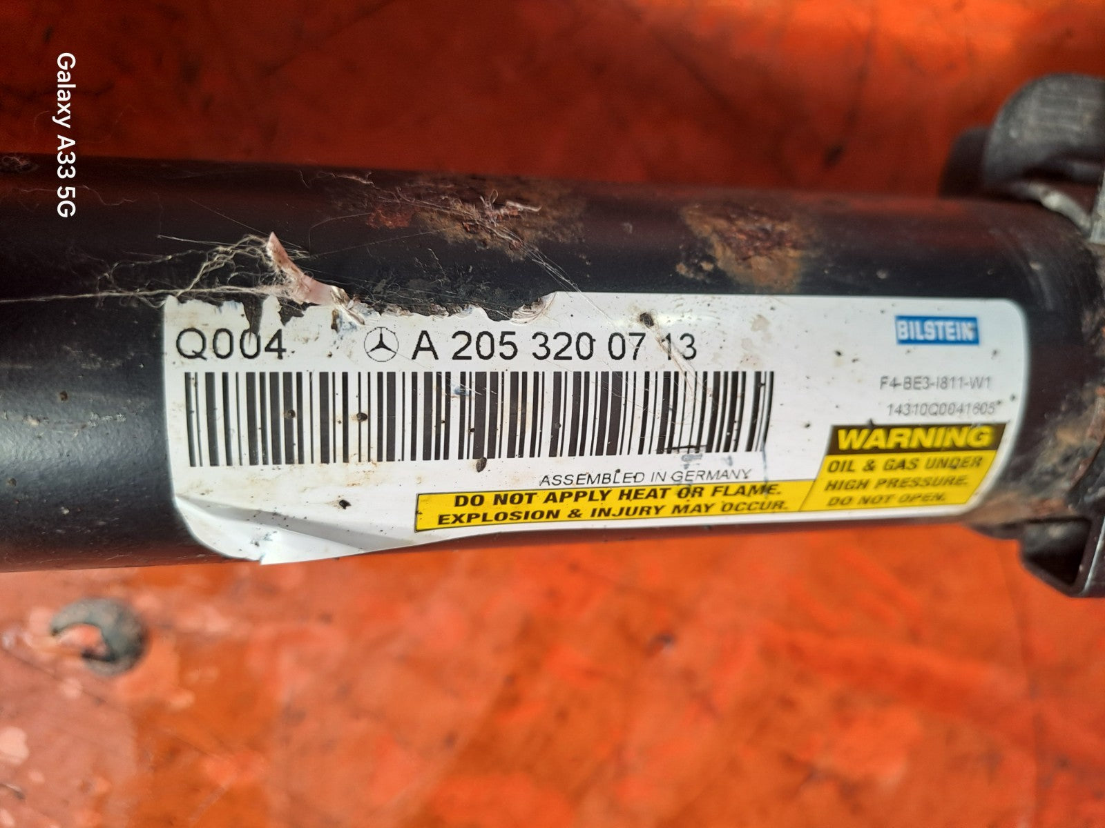 ✅MERCEDES W205 C200 2.0 PETROL 2015 FRONT RIGHT/LEFT SHOCK ABSORBER A2053200713 - Image 8