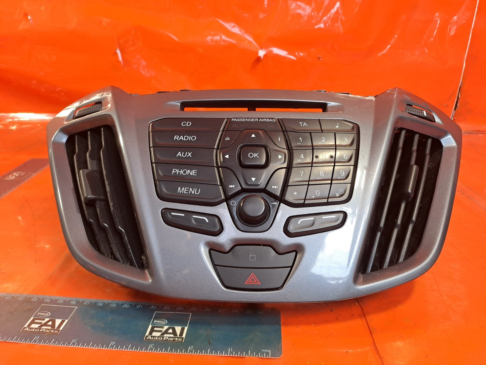✅2016 Ford Transit Custom Radio Control Switch BK2T-18K811-BC + Warranty A373 - Image 5