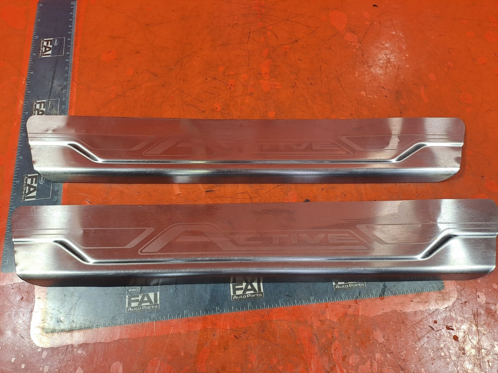 ✅2020 FORD FIESTA ACTIVE 1.0P FRONT SILL DOOR PLATES J1BJ-132K14-AB A247 - Image 1