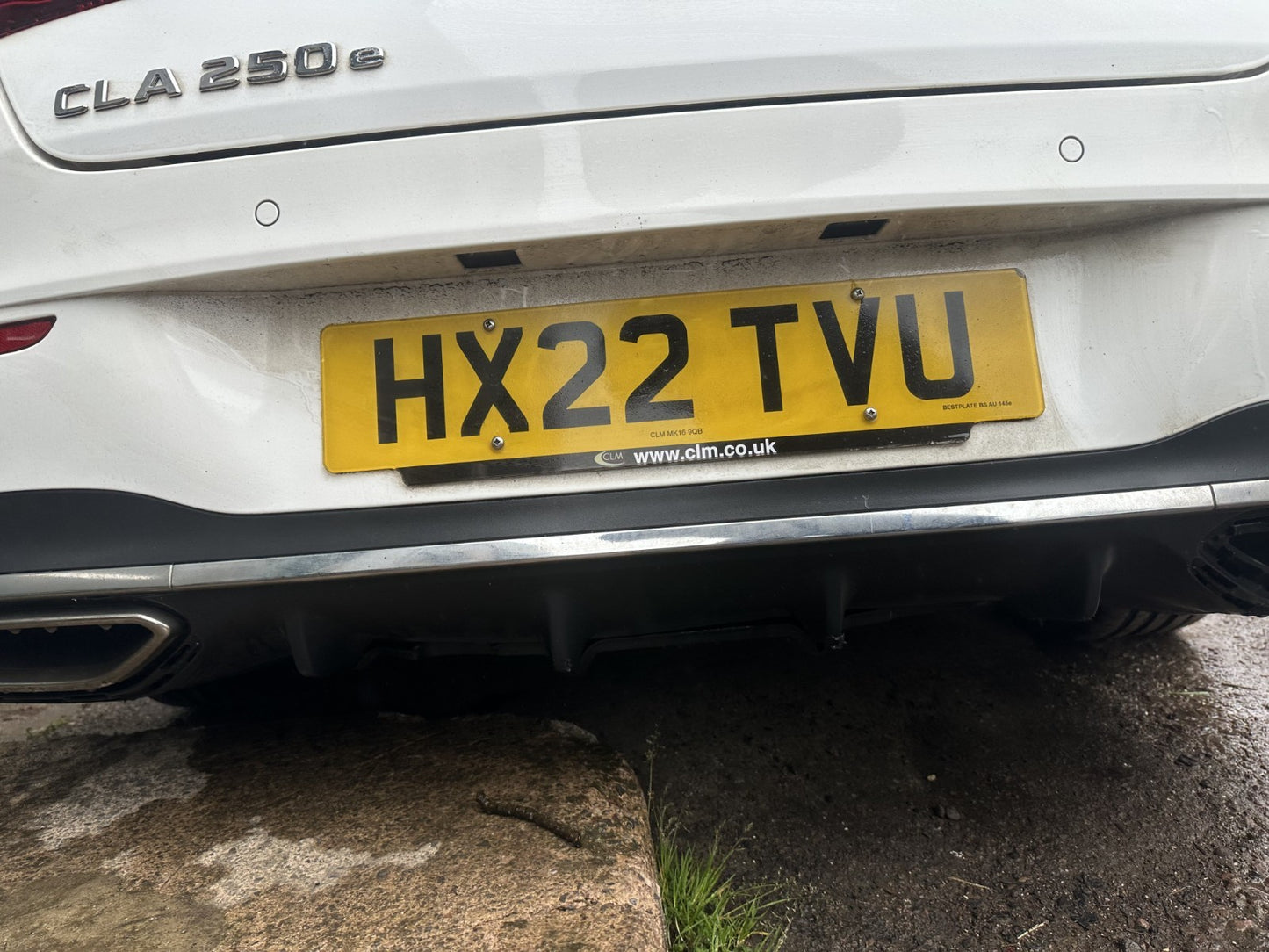 ✅2022 Mercedes CLA W118 AMG Line Rear Bumper White (149) W/O Lights A374 - Image 10