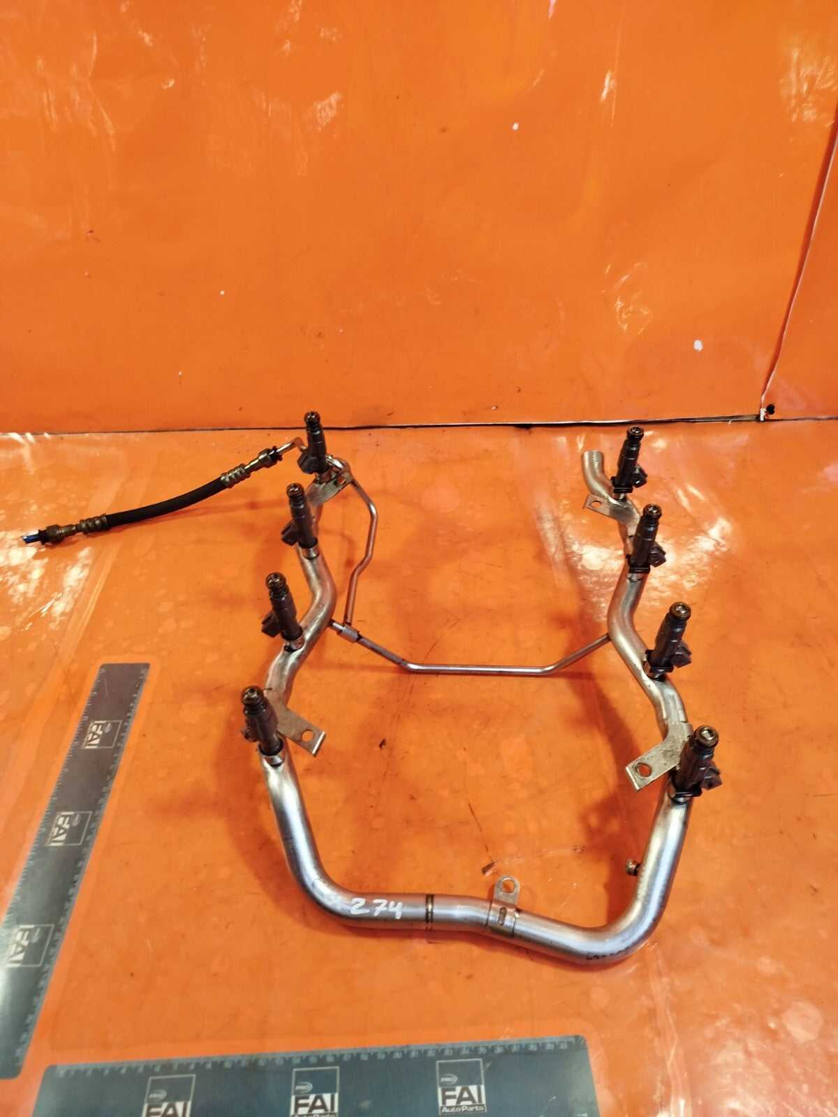 ✅2005 RANGE ROVER VOGUE L322 4.4P FUEL INJECTOR RAIL 1437443 + WARRANTY A274 - Image 1