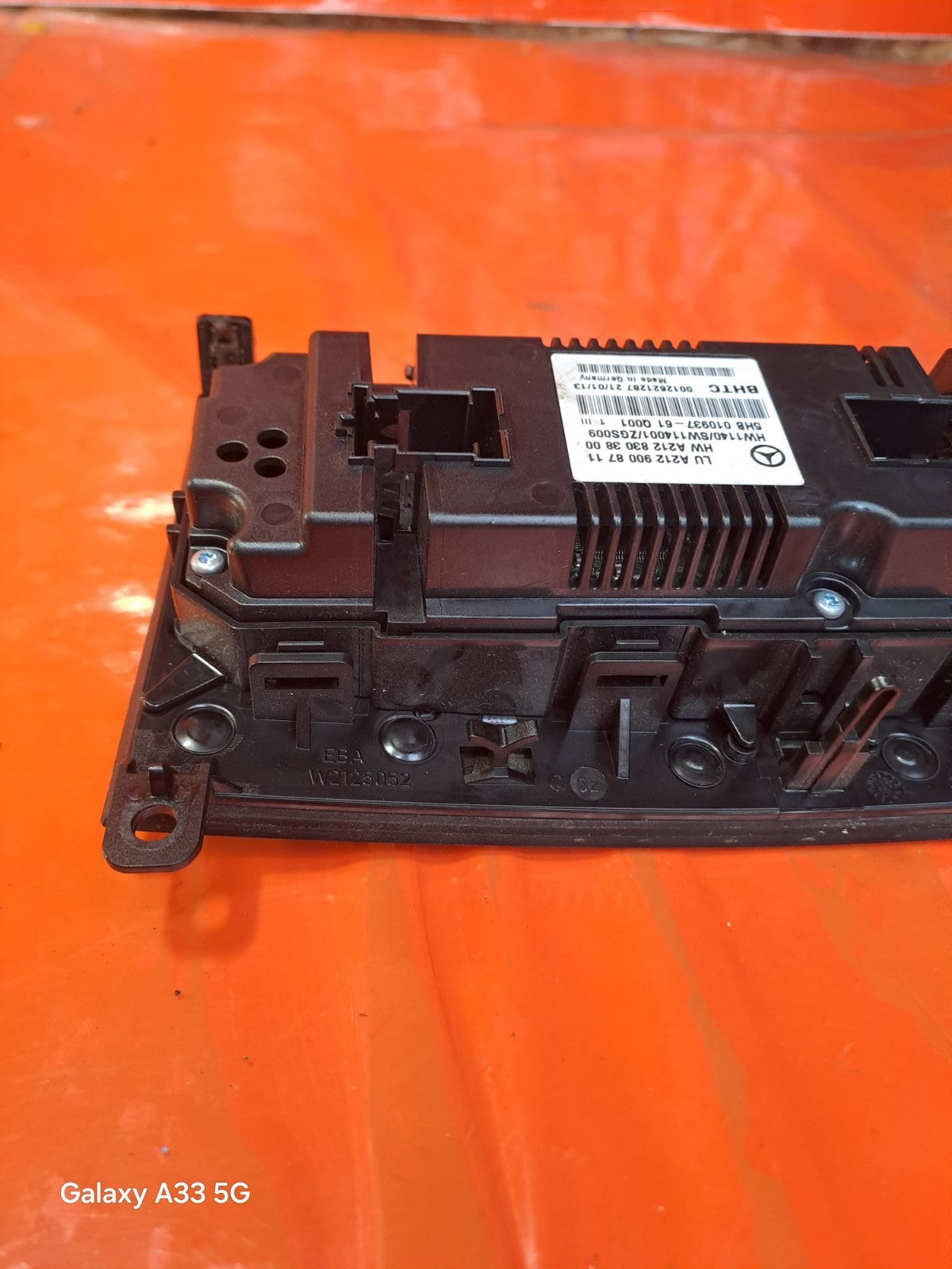 ✅2013 MERCEDES E CLASS W212 2.1D HEATER CLIMATE CONTROL PANEL A2129008711 A271 - Image 11