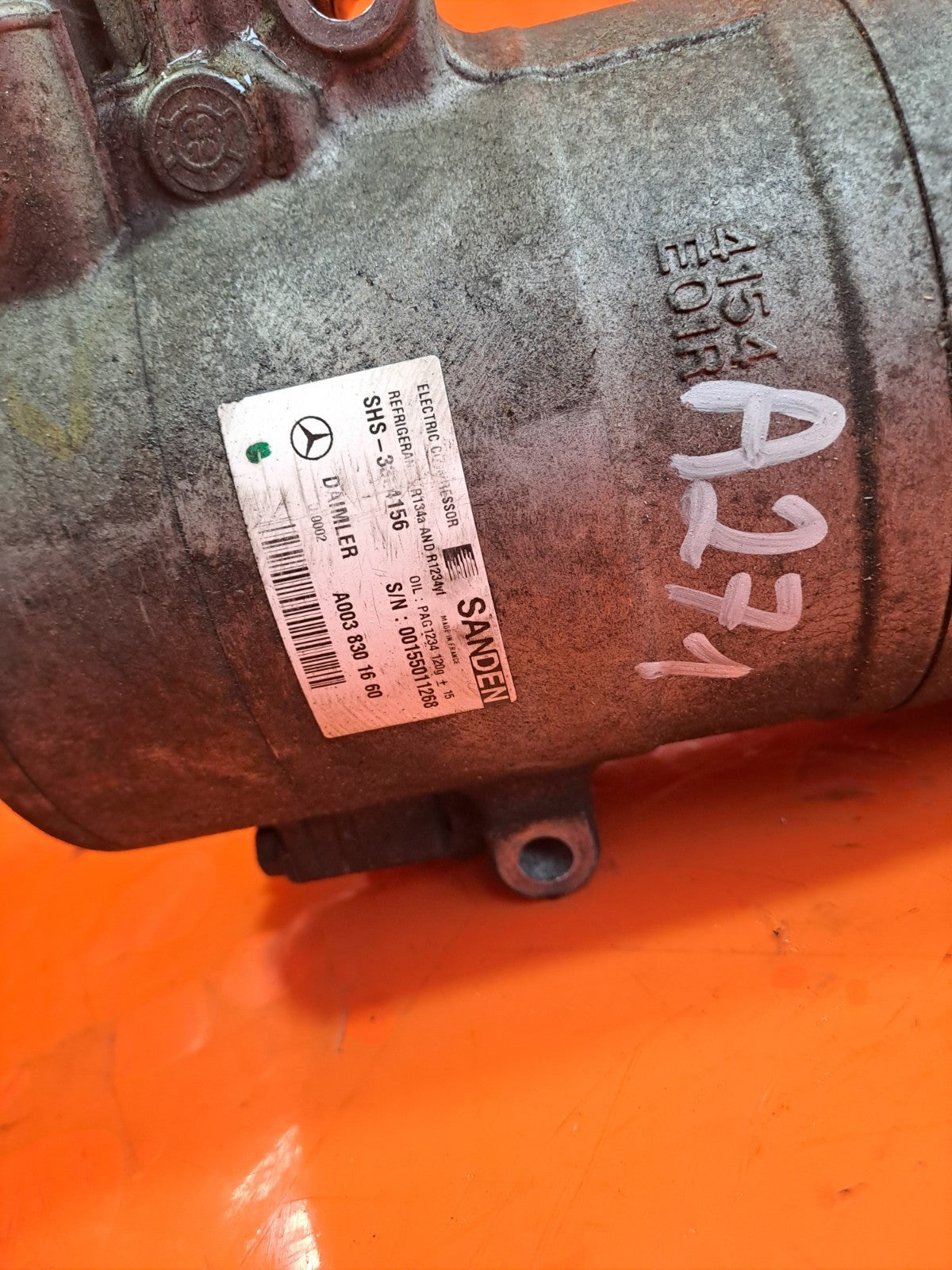 ✅MERCEDES E300 W212 2.1 DIESEL 2013 A/C AIR CON COMPRESSOR PUMP A0038301660 A271 - Image 12
