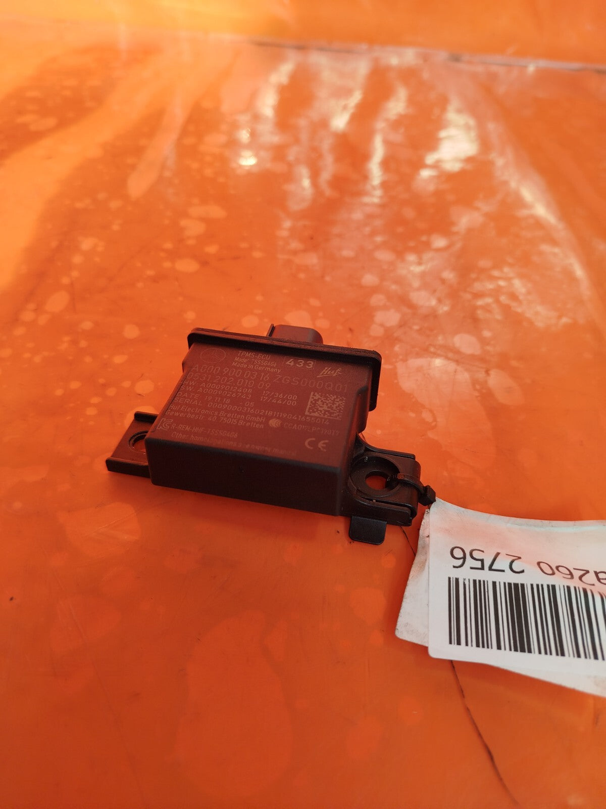 ✅2019 MERCEDES A CLASS W177 1.5D TYRE PRESSURE MODULE ECU A0009000316 + WARRANTY - Image 4