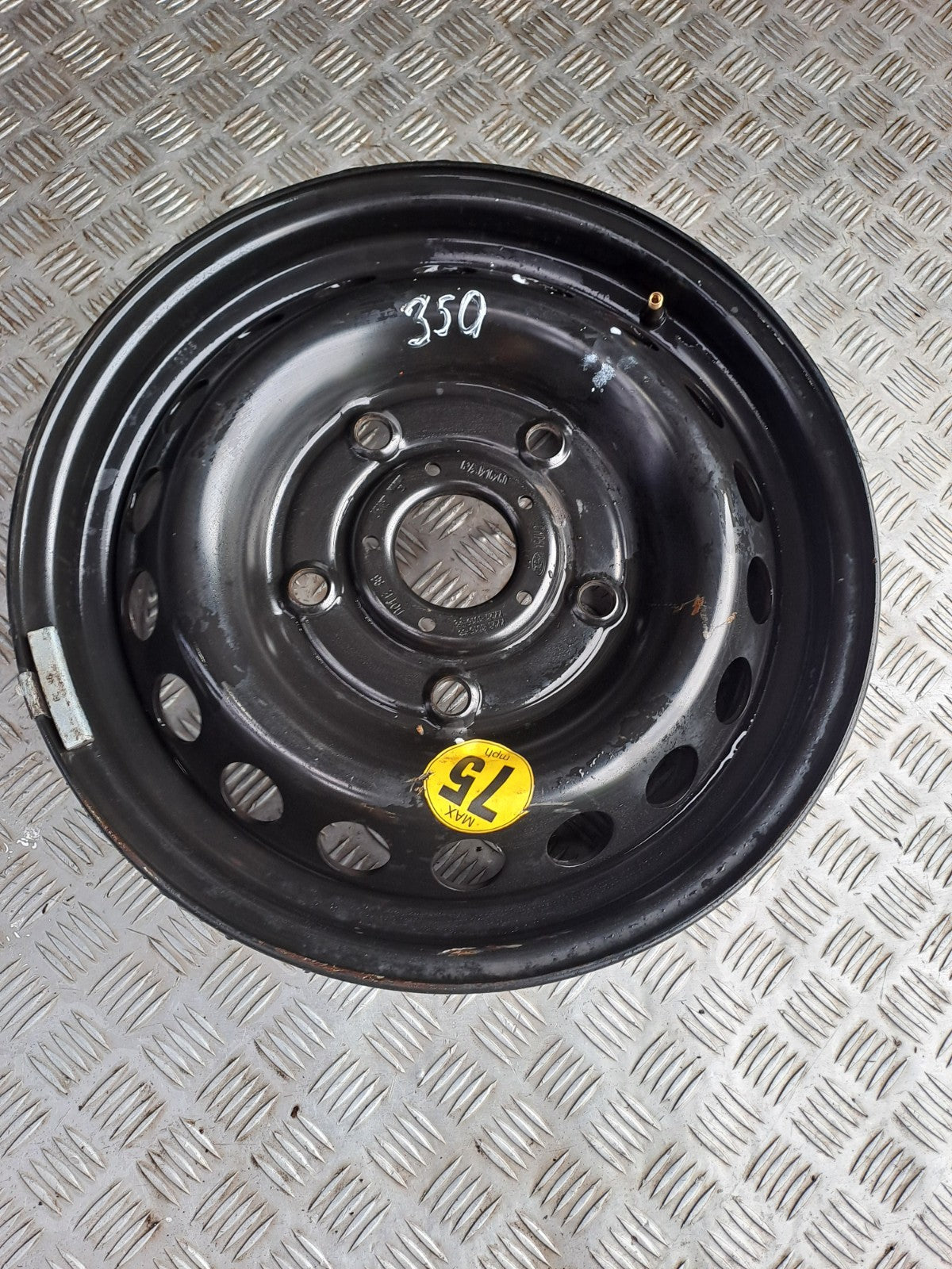 ✅2013 FORD TRANSIT CUSTOM BLACK STEEL WHEEL KK21-1015-CB + WARRANTY A350 - Image 1