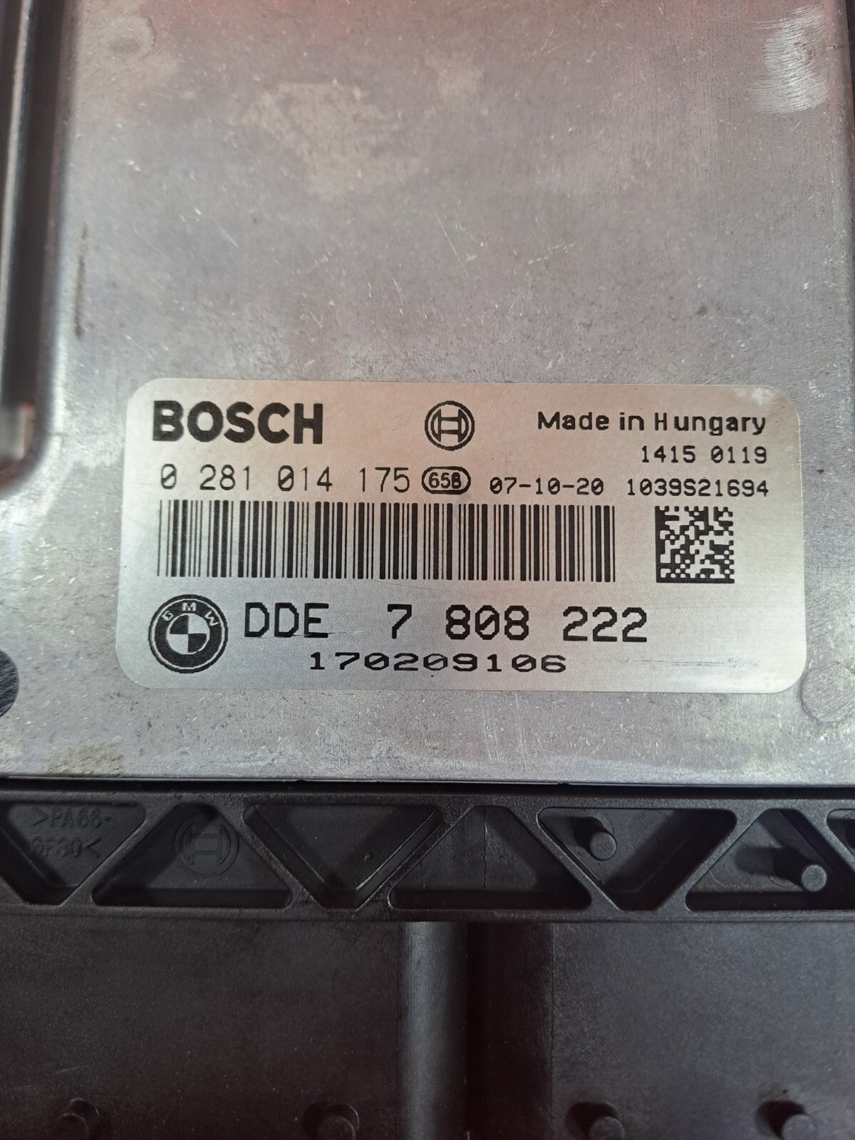 ✅BMW 730Ld Se E66 3.0 DIESEL 2008 ENGINE CONTROL MODULE ECU 7808222 Warranty - Image 5