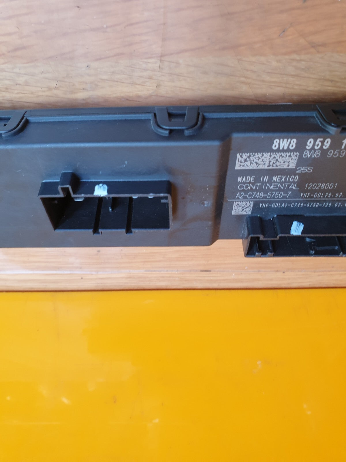 2019 Audi Q5 FY Tailgate Boot Lid Control Module 8W8959107D Warranty A168 - Image 6