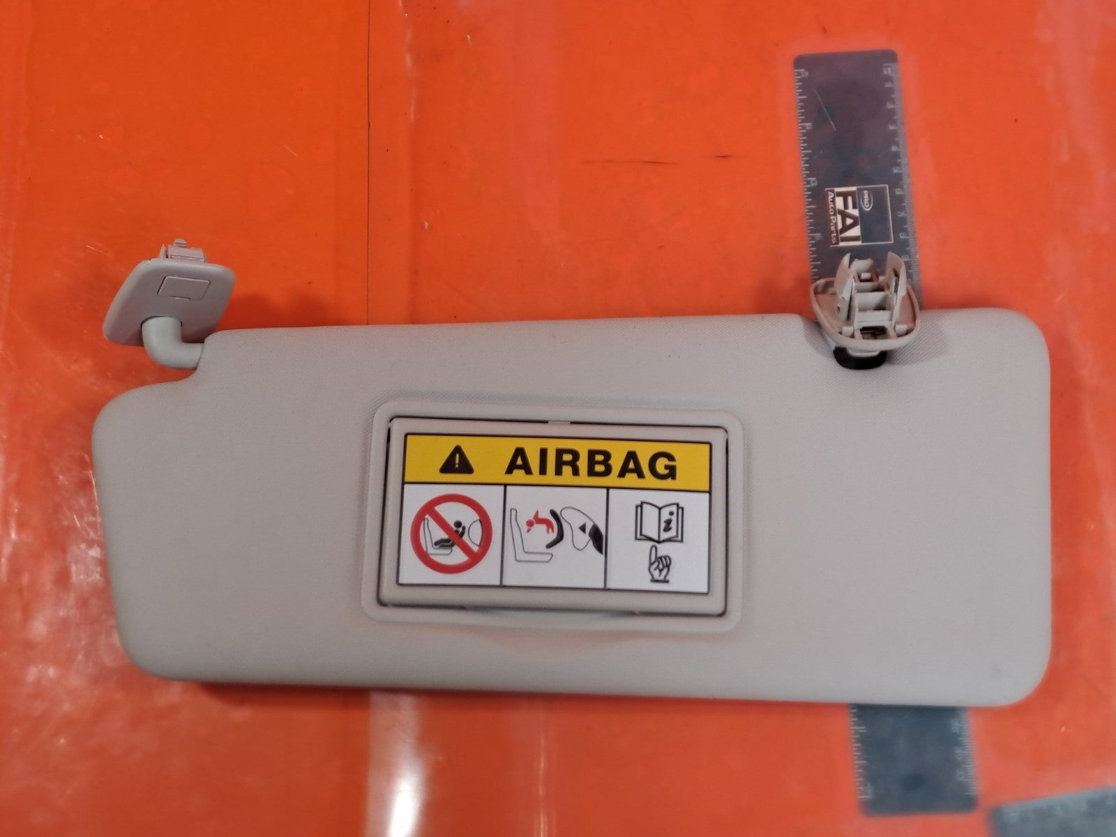 ✅RENAULT ZOE DYNAMIQUE 2015 LEFT SUN VISOR 964015070R Warranty A317 - Image 2