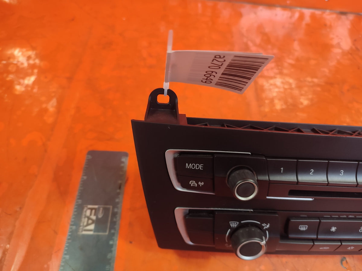 2012 BMW 1 Series F20 Climate Control Panel 9207197 Warranty A270 - Image 8