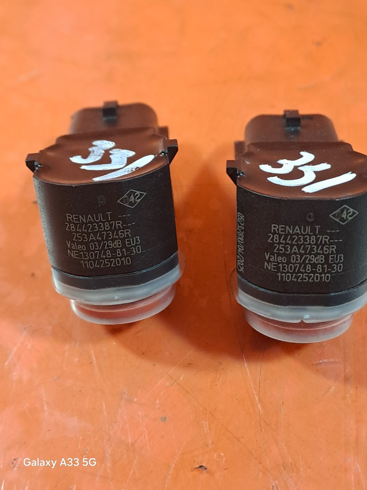 ✅RENAULT CLIO V 1.6 PETROL 2025 PARKING SENSORS PAIR 284423387R Warranty A331 - Image 6