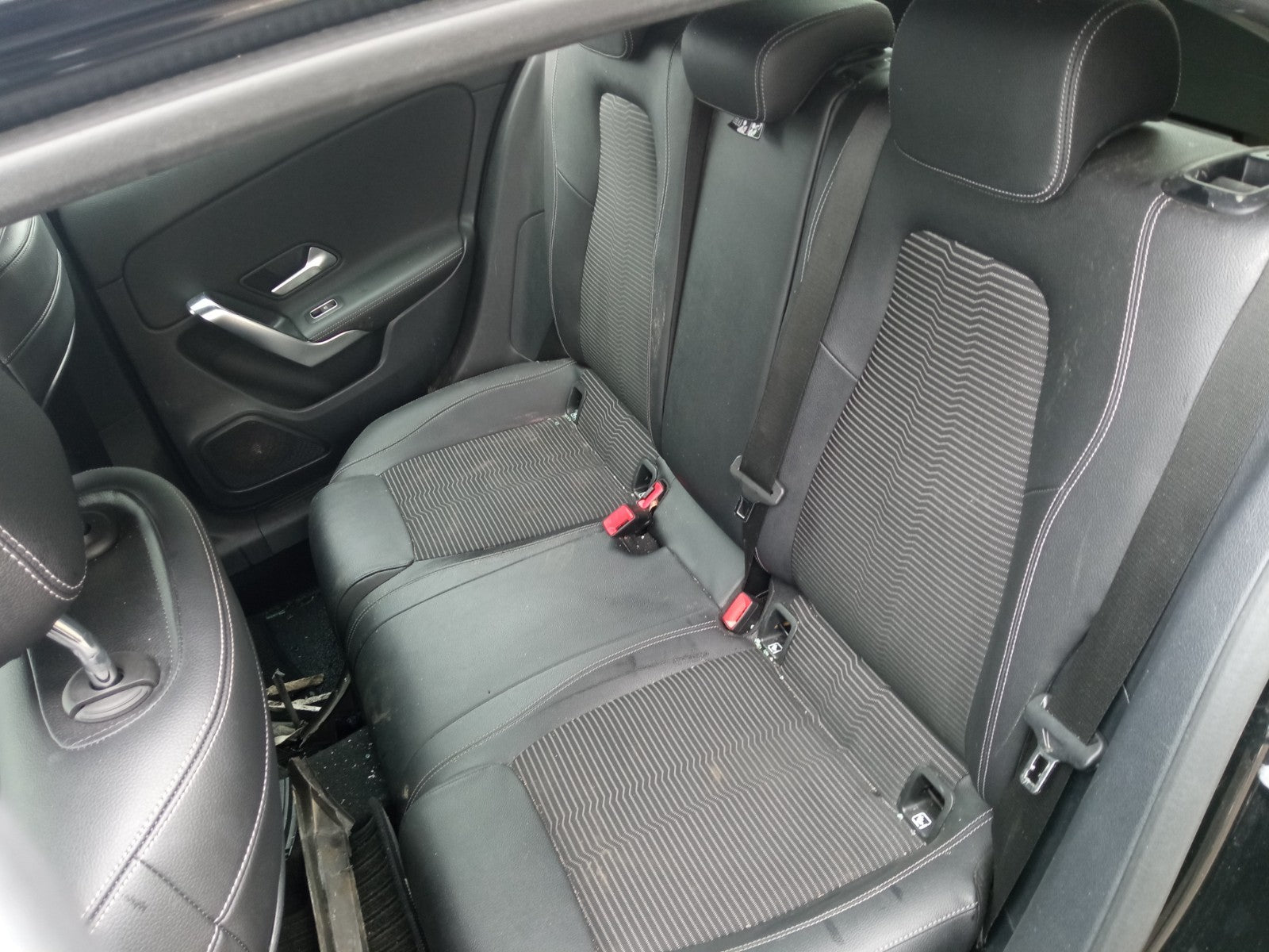 ✅2019 Mercedes A Class W177 Sport Rear Half Leather Seats Heated A382 - Image 1