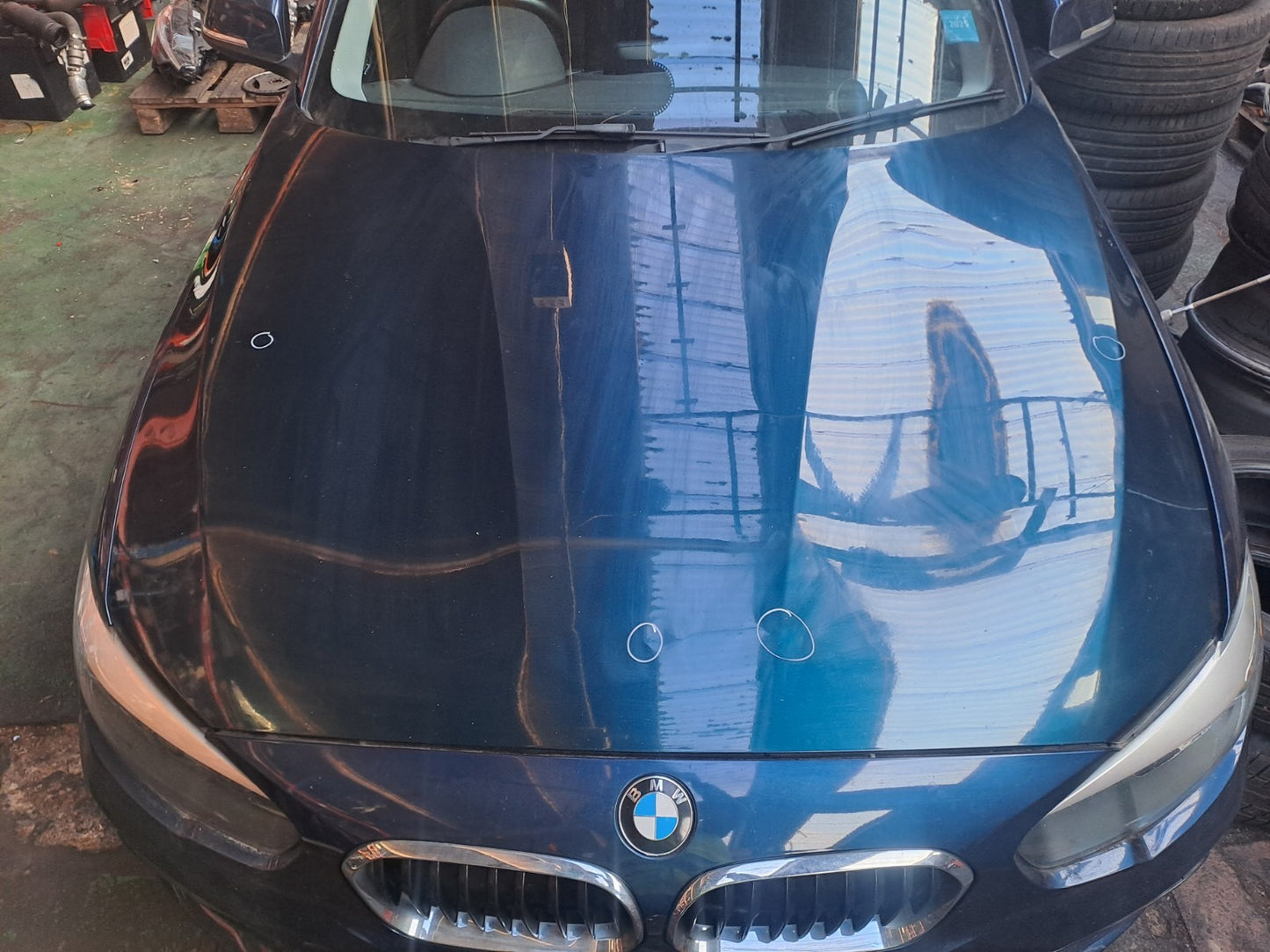 ✅BMW 1 SERIES 116D F20 1.5 DIESEL 2015 BONNET HOOD PANEL BLUE Warranty A320 - Image 1
