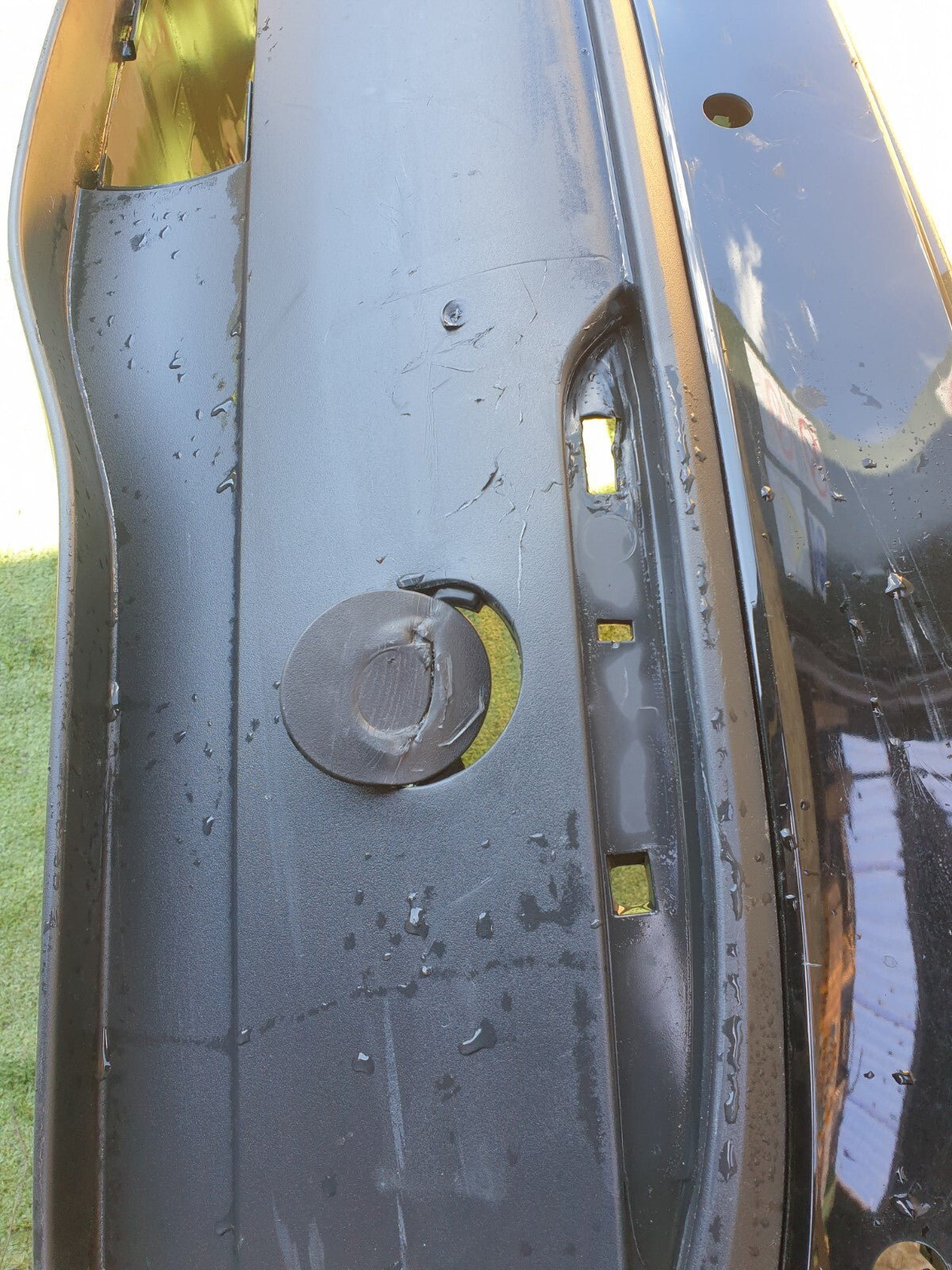 TESLA MODEL Y 2020-2024 REAR BUMPER BLACK Damaged xAA - Image 5