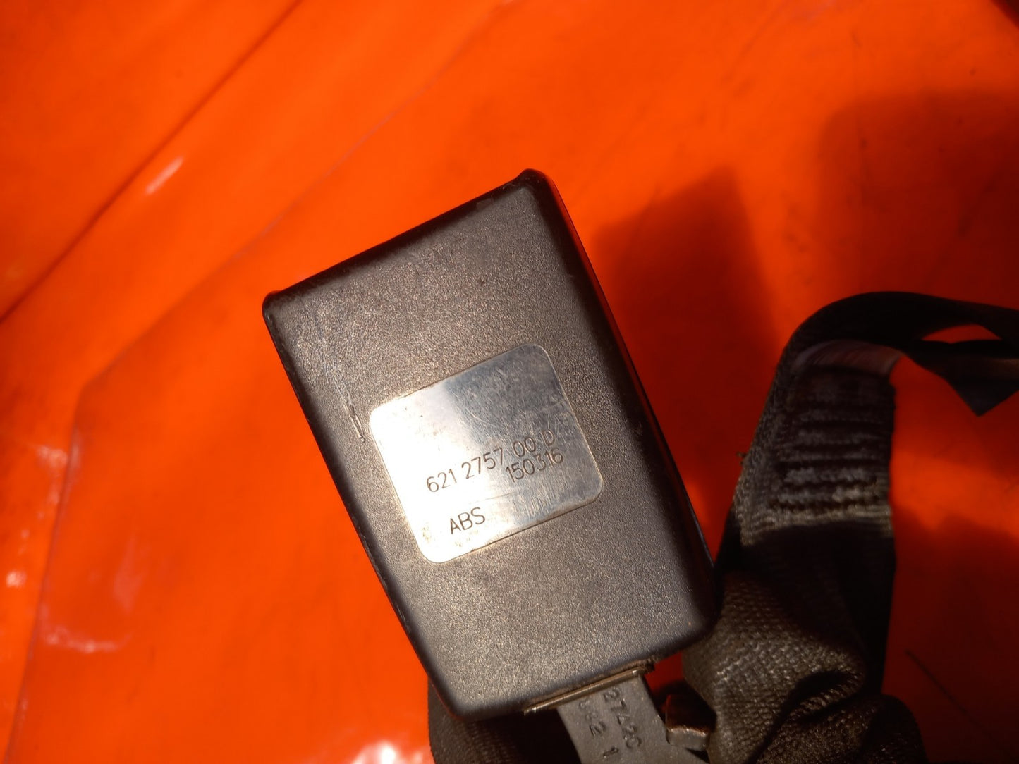 Ford Transit Custom 2.2 Diesel 2016 Front Centre Seat Belt With Buckle A373 - Image 10