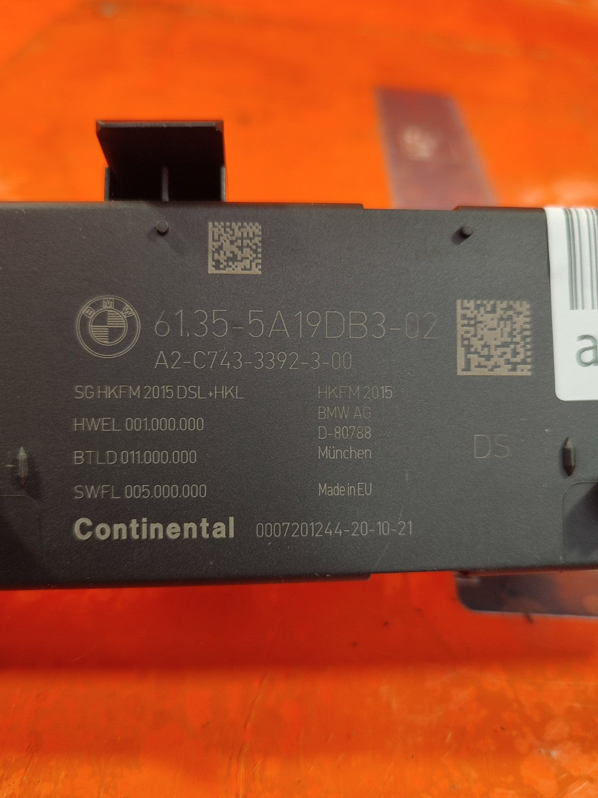 ✅2022 BMW 3 SERIES G21 TAILGATE CONTROL MODULE ECU 5A19DB3 + WARRANTY A305 - Image 4