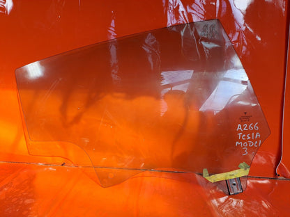✅TESLA MODEL 3 LONG RANGE 2020 REAR RIGHT DOOR WINDOW GLASS 43R-004529 Warranty - Image 1