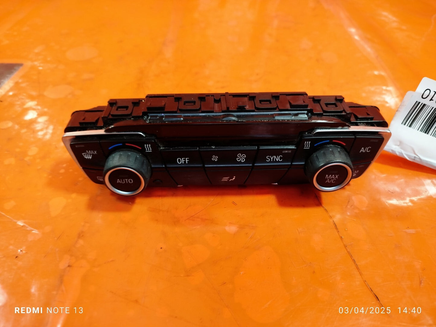 ✅BMW F45 216D 1.5 DIESEL 2017 HEATER CLIMATE CONTROL SWITCH PANEL 9371459 A231 - Image 8