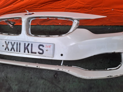 ✅BMW 420D F33 2.0 Diesel 2016 Front Bumper White Scratches A368 - Image 4